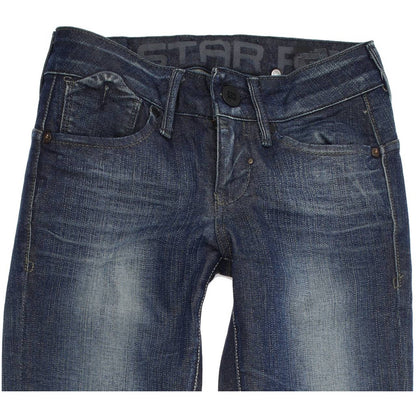 G-Star Corvet Women Blue Skinny Slim Stretch Jeans W25 L34
