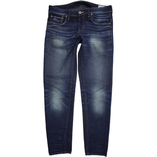G-Star 3301 Men Blue Straight Slim Jeans W29 L32