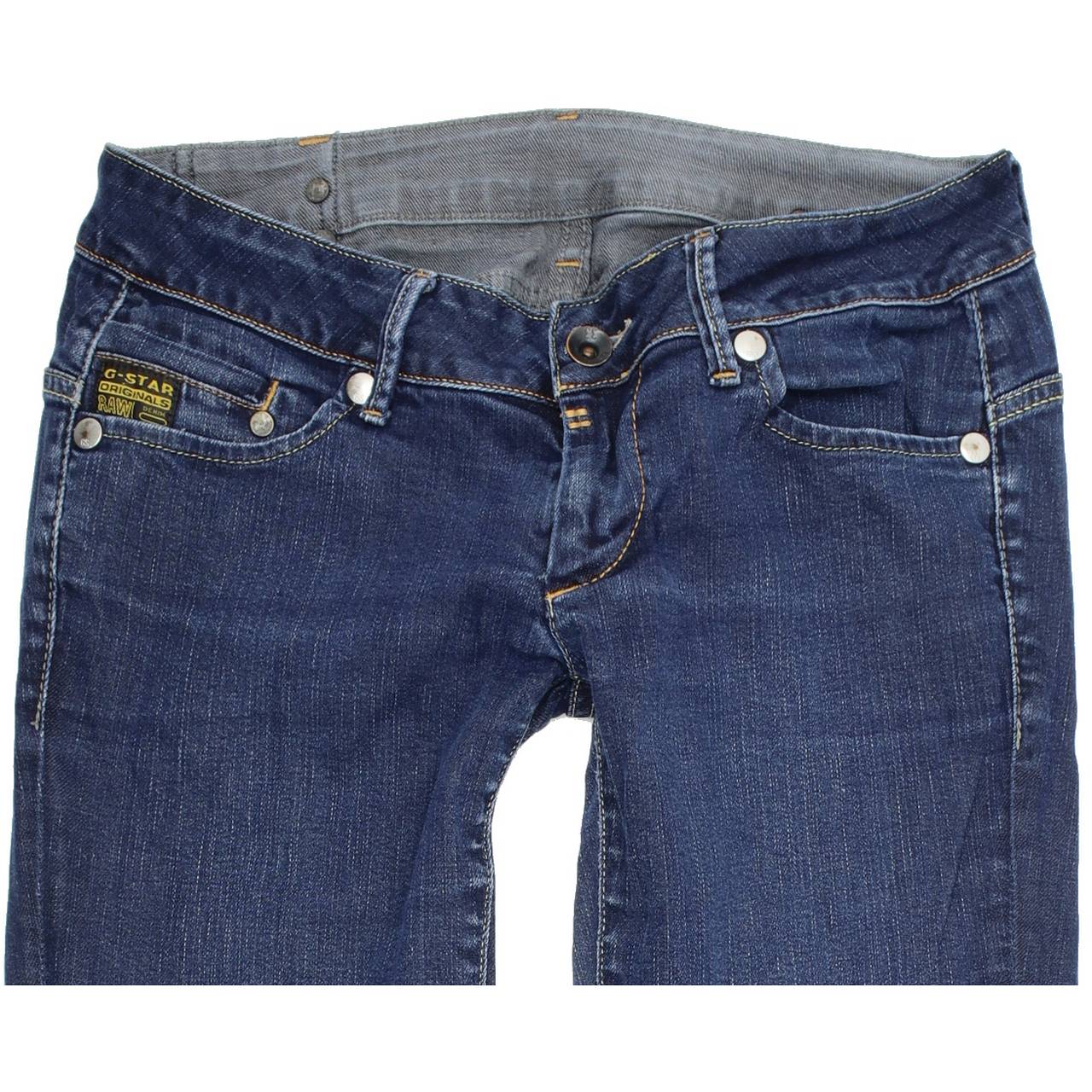 G-Star Midge Women Blue Straight Regular Stretch Jeans W31 L32