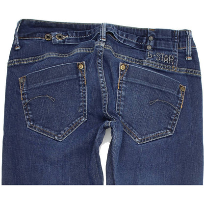 G-Star Midge Women Blue Straight Regular Stretch Jeans W31 L32