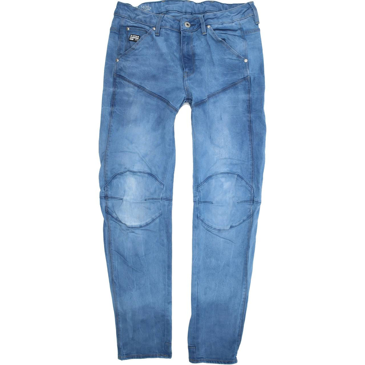 G-Star Women Blue Tapered Slim Boyfriend Stretch Jeans W28 L28