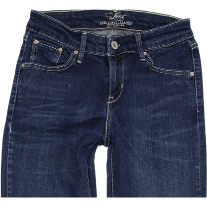 Levi's Demi Curve Women Blue Skinny Slim Stretch Jeans W25 L32