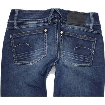 G-Star Lynn Women Blue Straight Regular Stretch Jeans W26 L30