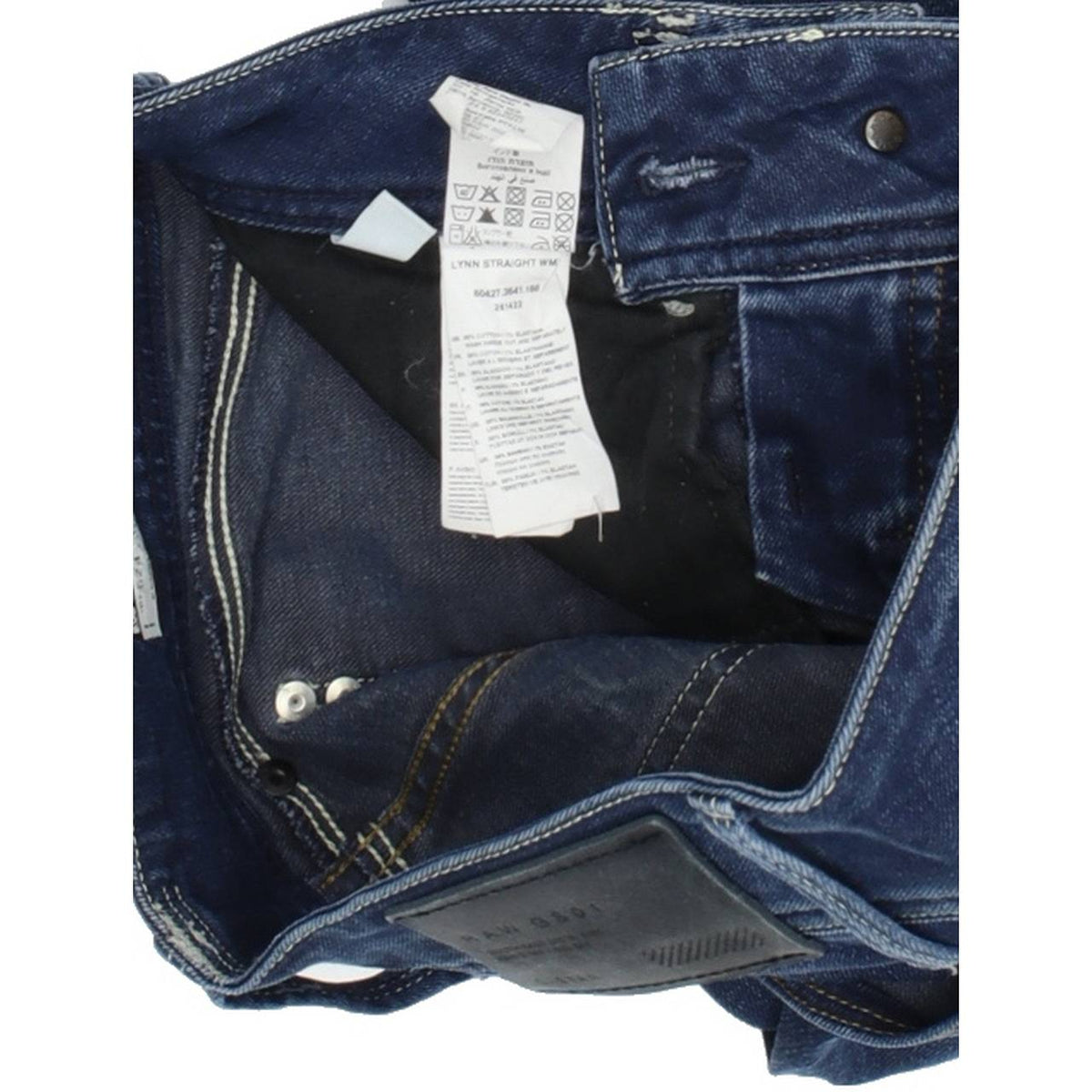 G-Star Lynn Women Blue Straight Regular Stretch Jeans W26 L30