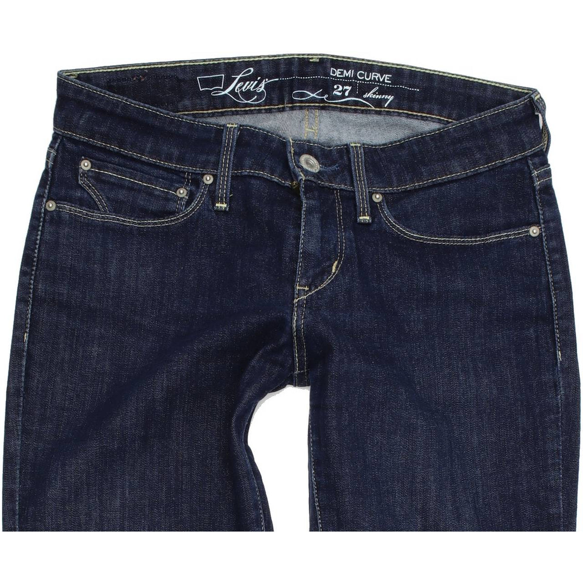 Levi's Women Blue Skinny Slim Stretch Jeans W27 L32