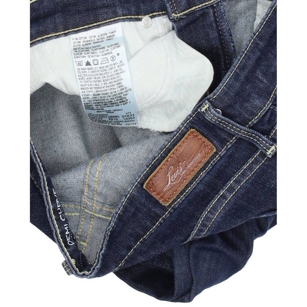 Levi's Women Blue Skinny Slim Stretch Jeans W27 L32