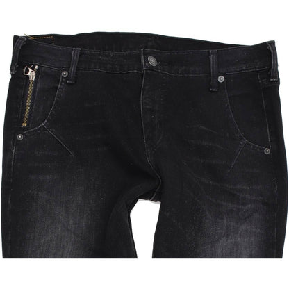 Levi's 601 Women Black Skinny Slim Stretch Jeans W29 L30