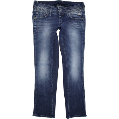 G-Star Heller Women Blue Straight Regular Stretch Jeans W28 L30