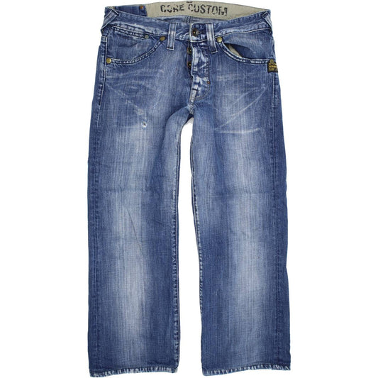 G-Star Custom Men Blue Straight Regular Jeans W30 L25