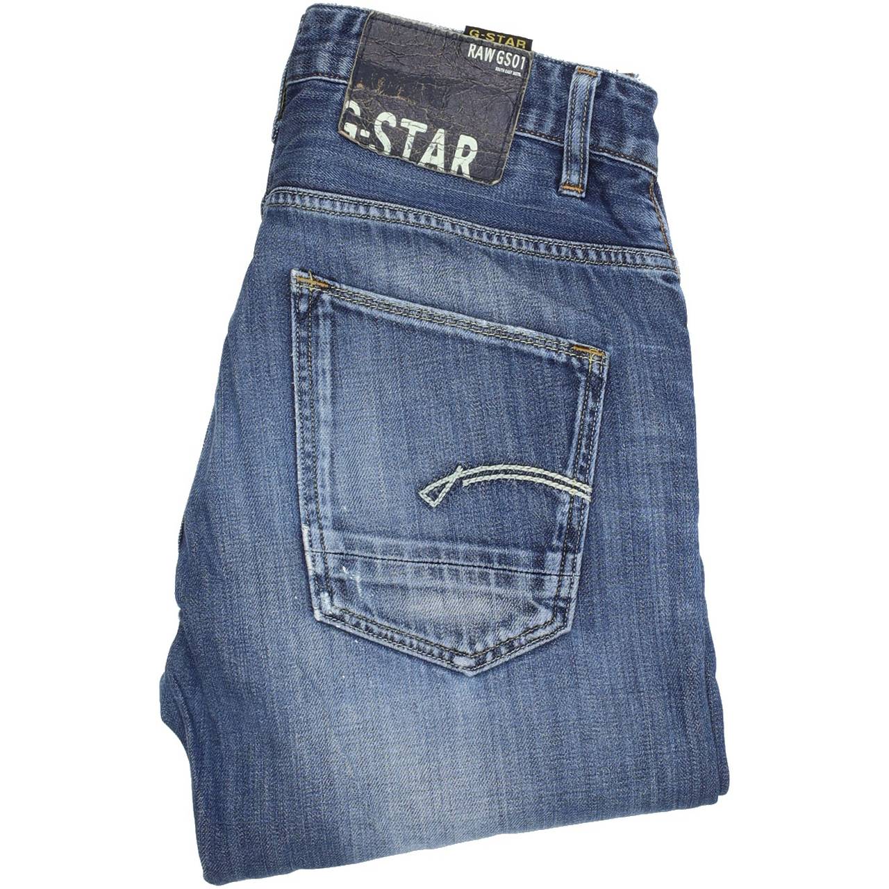 G-Star Yield Men Blue Skinny Slim Jeans W29 L34