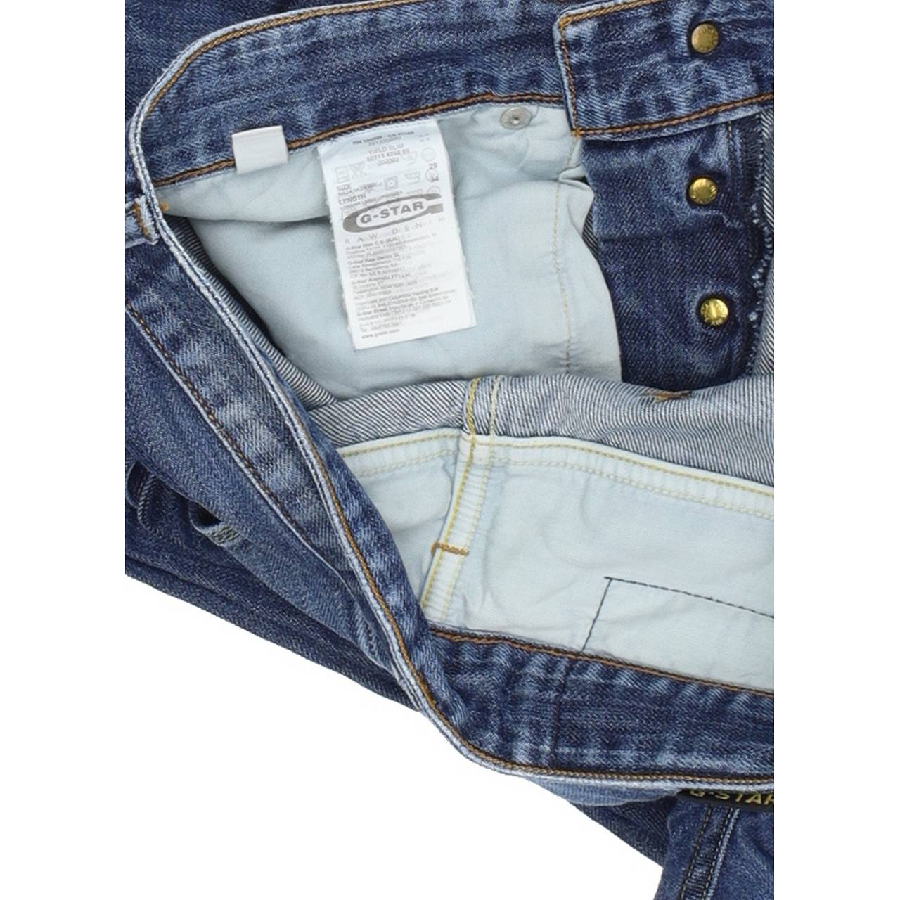 G-Star Yield Men Blue Skinny Slim Jeans W29 L34