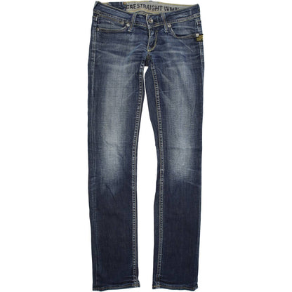G-Star Core Women Blue Straight Regular Stretch Jeans W27 L34