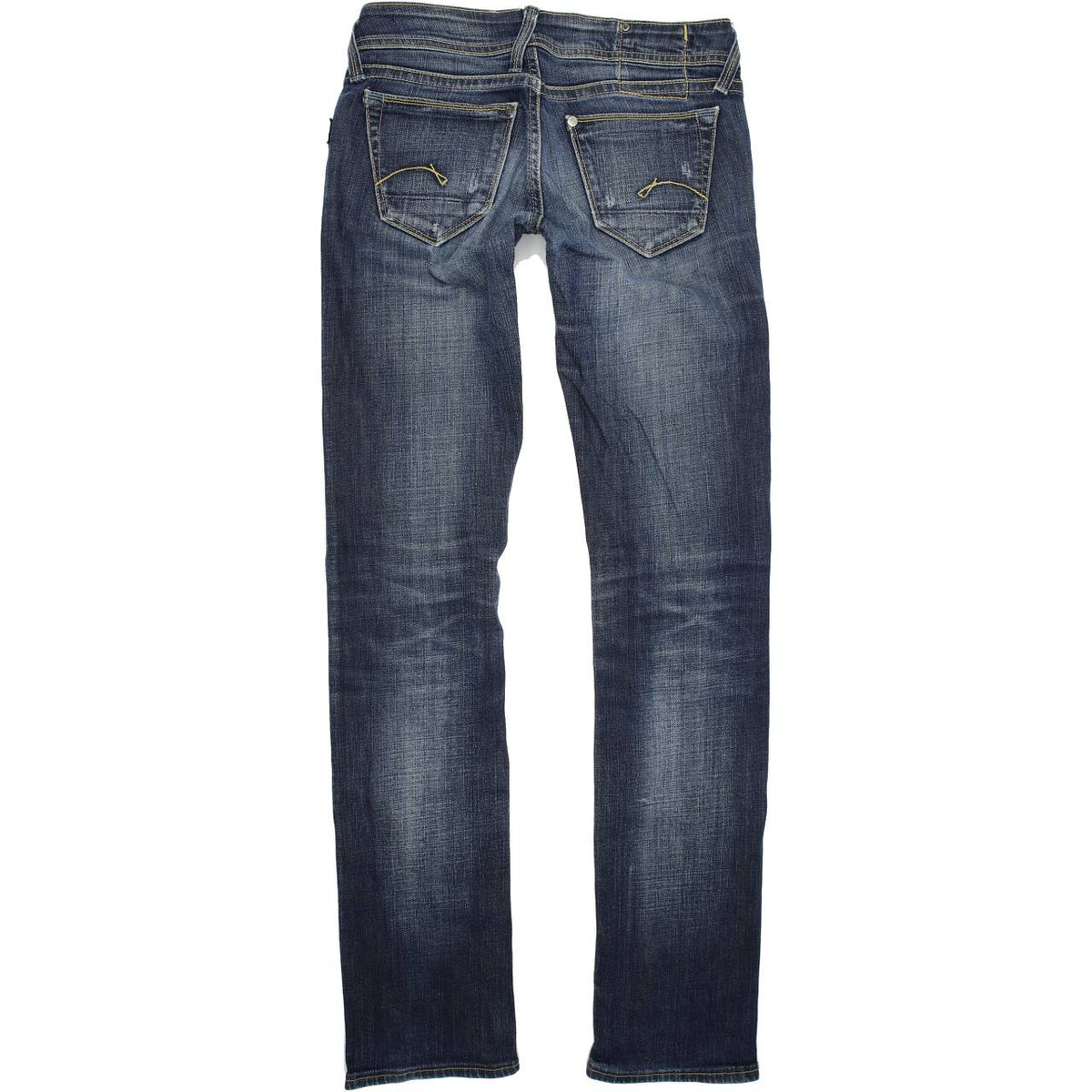 G-Star Core Women Blue Straight Regular Stretch Jeans W27 L34