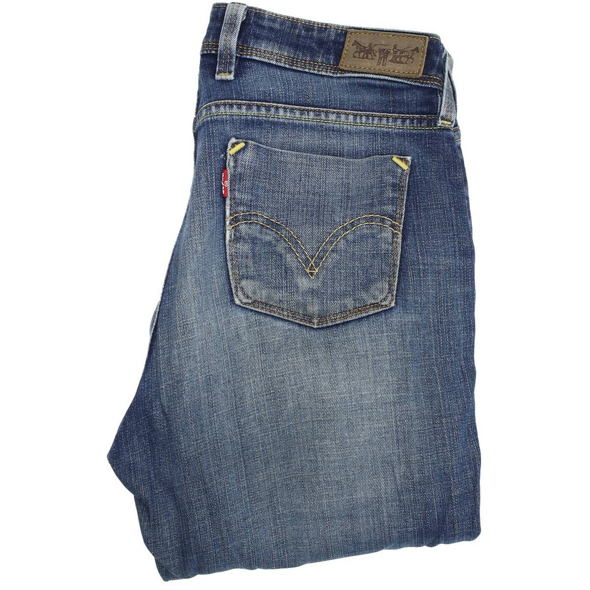 Levi's 628 Women Blue Skinny Slim Stretch Jeans W29 L32