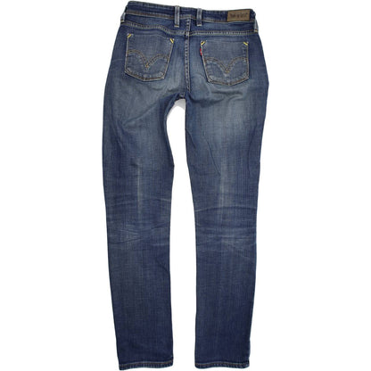 Levi's 628 Women Blue Skinny Slim Stretch Jeans W29 L32