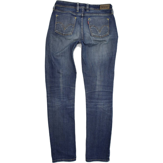 Levi's 628 Women Blue Skinny Slim Stretch Jeans W29 L32