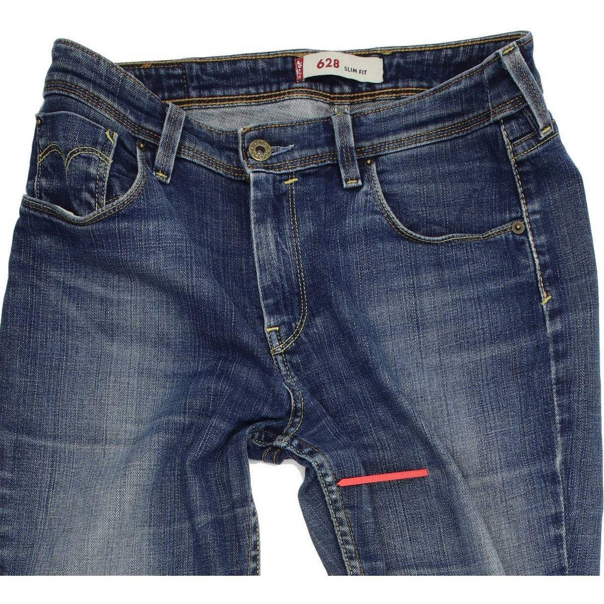 Levi's 628 Women Blue Skinny Slim Stretch Jeans W29 L32