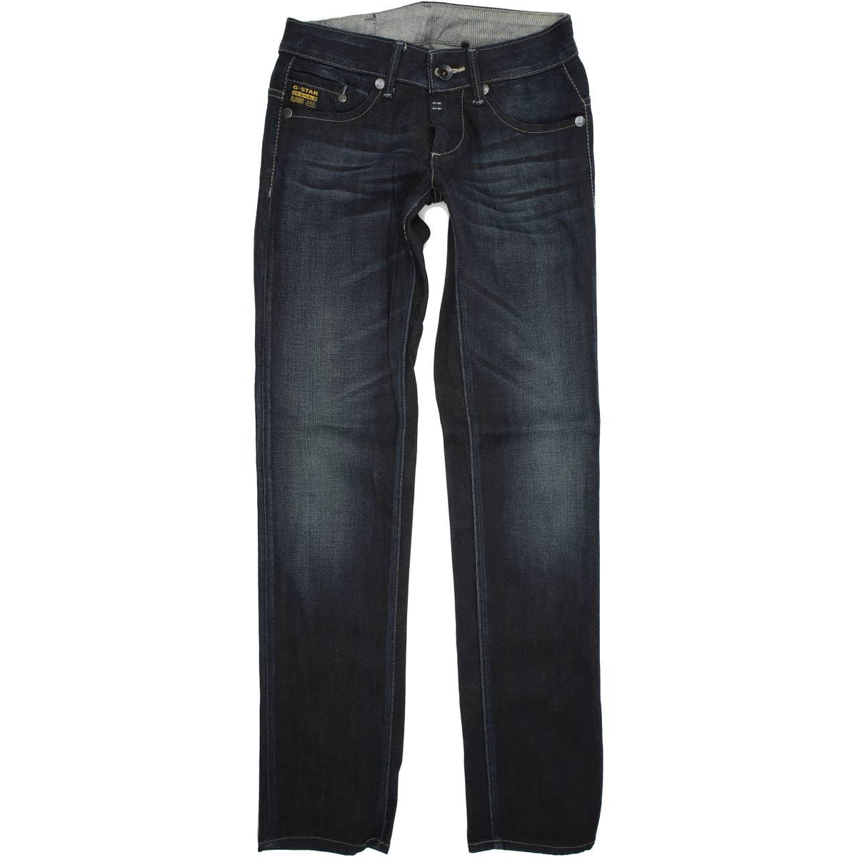 G-Star Midge Women Blue Straight Regular Stretch Jeans W25 L32