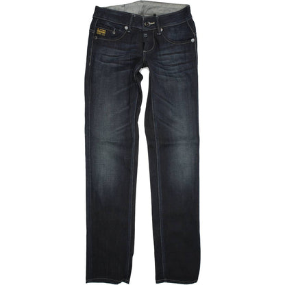 G-Star Midge Women Blue Straight Regular Stretch Jeans W25 L32