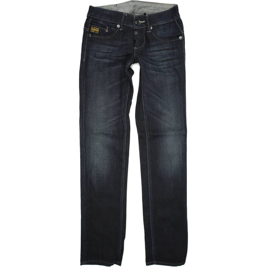 G-Star Midge Women Blue Straight Regular Stretch Jeans W25 L32