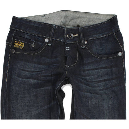 G-Star Midge Women Blue Straight Regular Stretch Jeans W25 L32