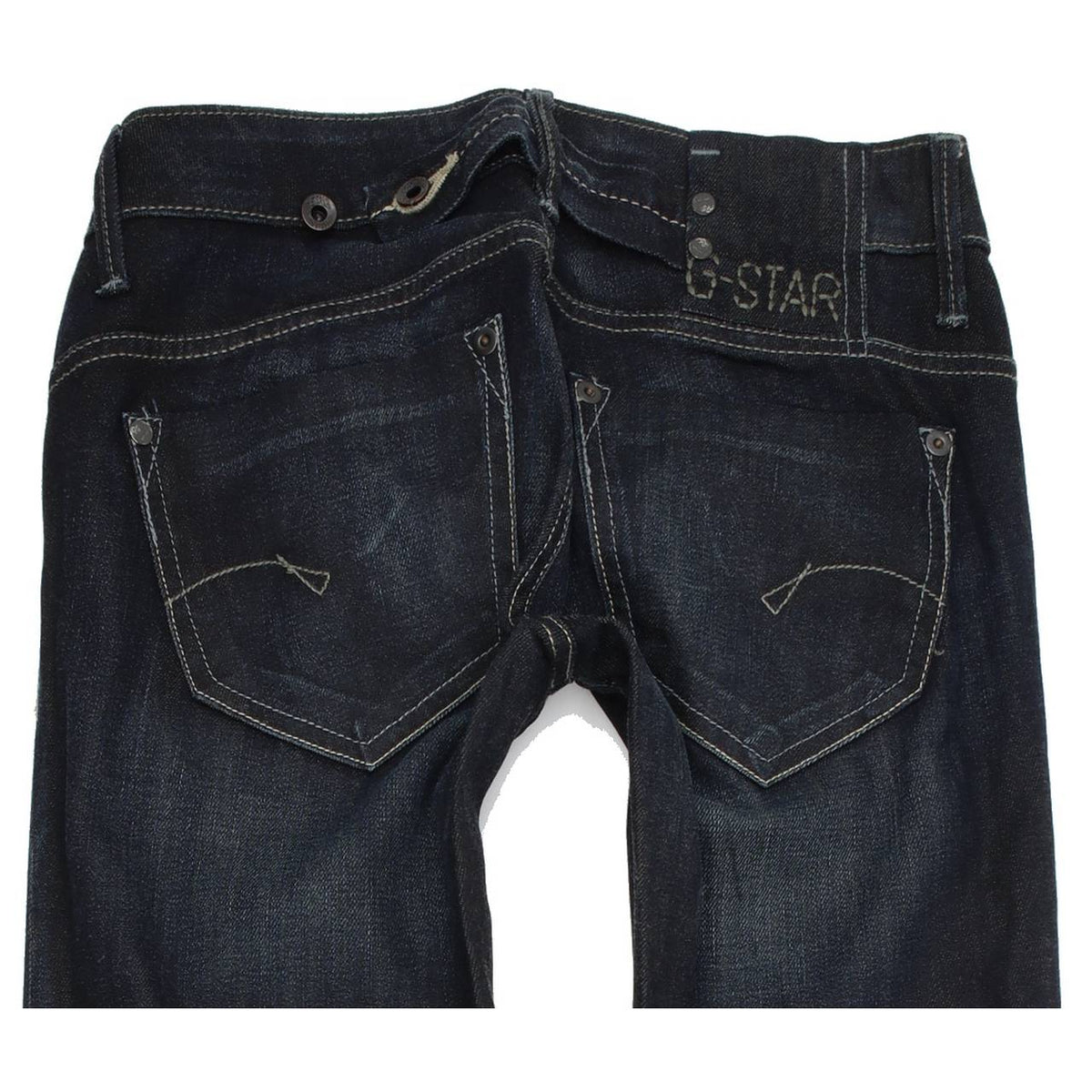 G-Star Midge Women Blue Straight Regular Stretch Jeans W25 L32