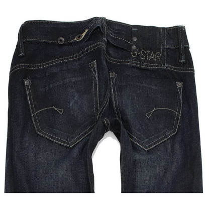 G-Star Midge Women Blue Straight Regular Stretch Jeans W25 L32