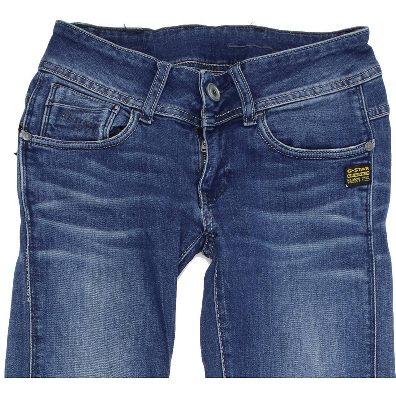 G-Star Midge Women Blue Skinny Slim Stretch Jeans W25 L32