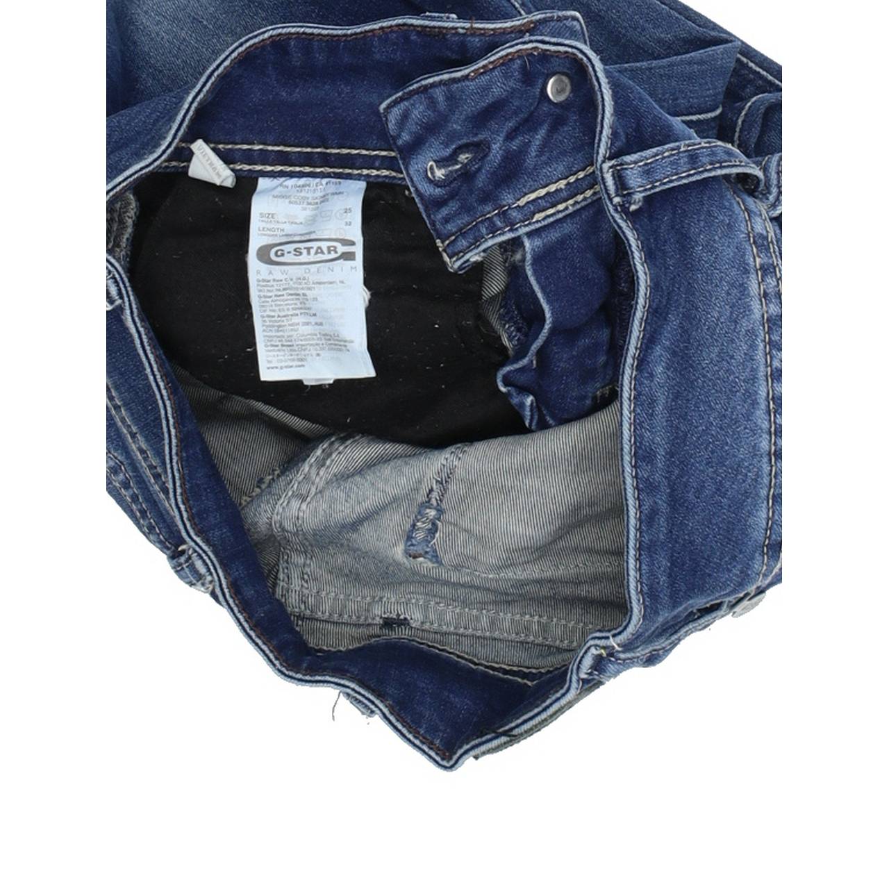 G-Star Midge Women Blue Skinny Slim Stretch Jeans W25 L32