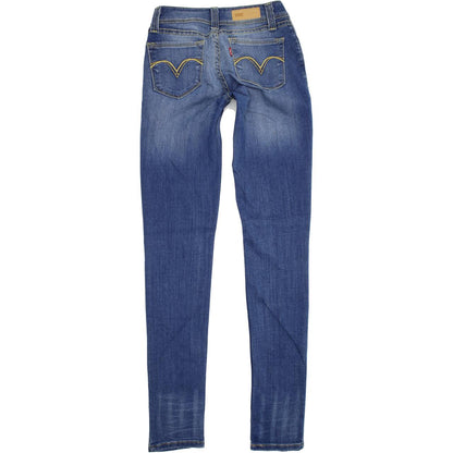 Levi's 680 Women Blue Skinny Slim Stretch Jeans W27 L34