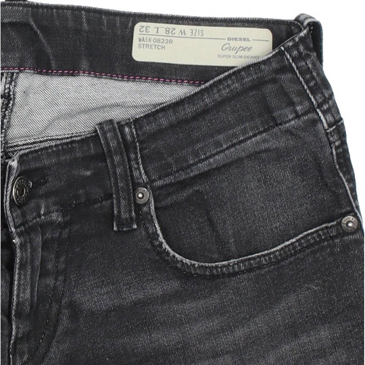 G-Star Grupee Women Charcoal Skinny Slim Stretch Jeans W28 L30