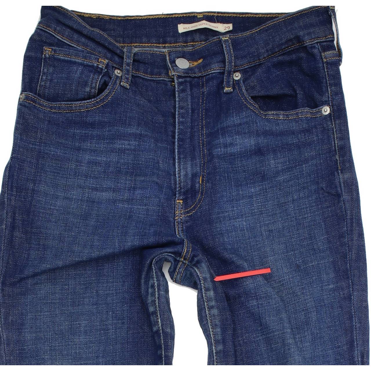 Levi's Mile High Men Blue Skinny Slim Stretch Jeans W29 L32