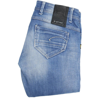 G-Star Refender Women Blue Skinny Slim Stretch Jeans W25 L32