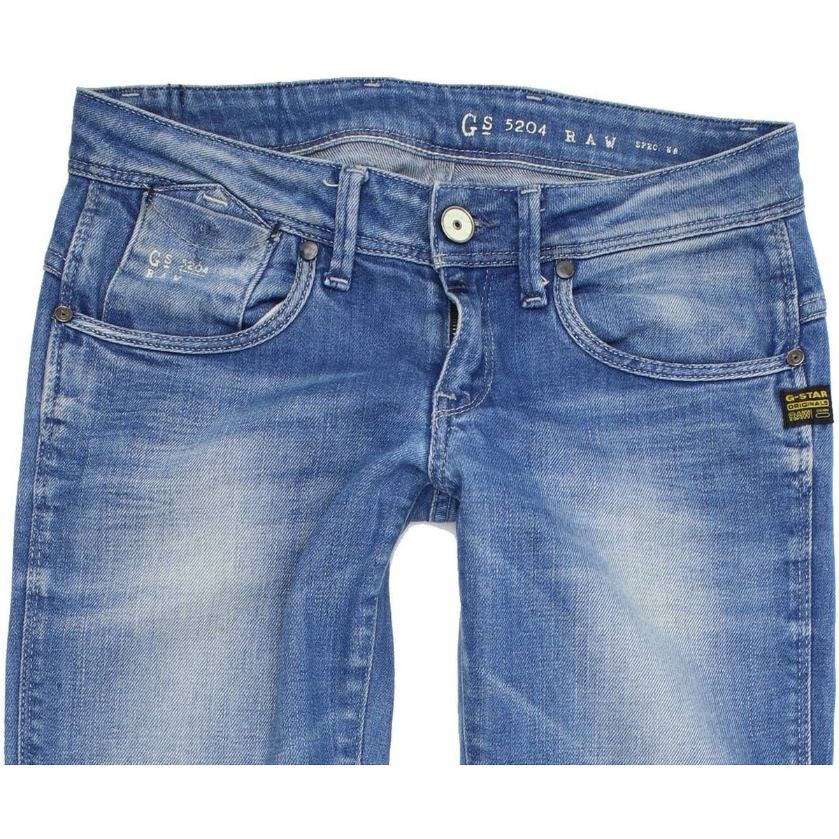 G-Star Refender Women Blue Skinny Slim Stretch Jeans W25 L32