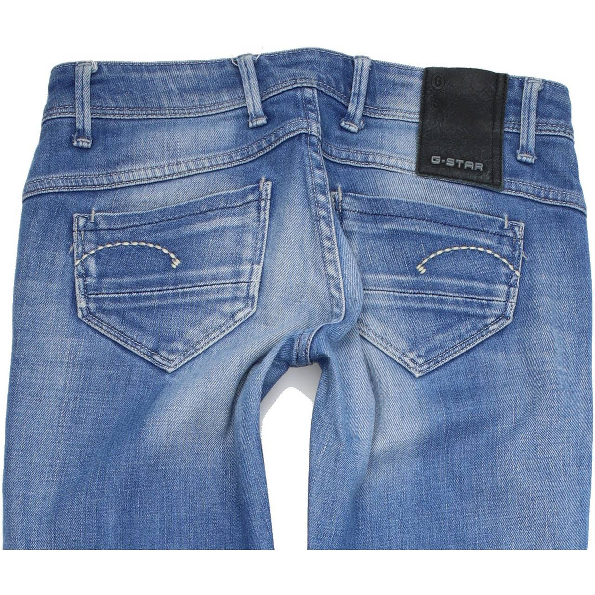 G-Star Refender Women Blue Skinny Slim Stretch Jeans W25 L32