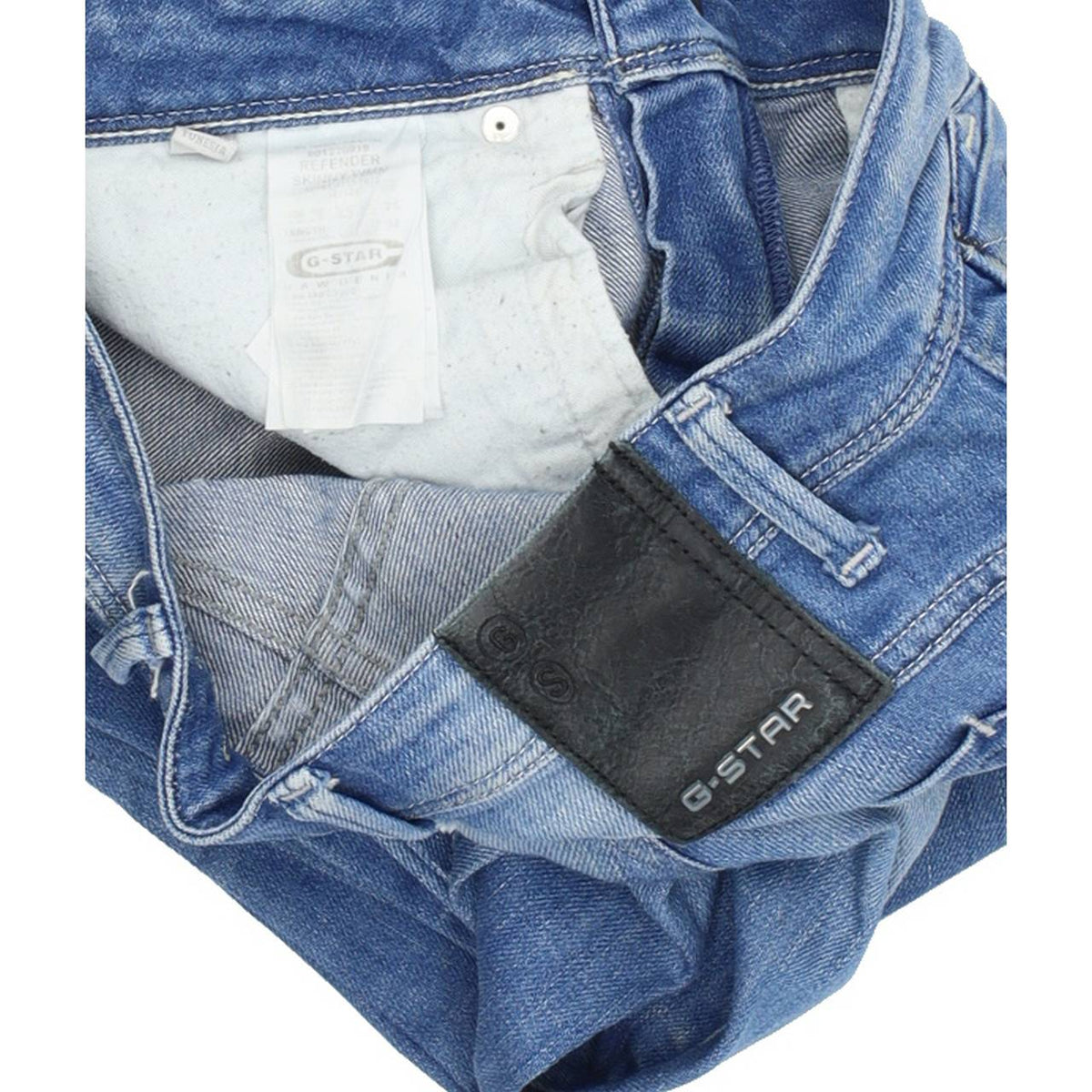 G-Star Refender Women Blue Skinny Slim Stretch Jeans W25 L32