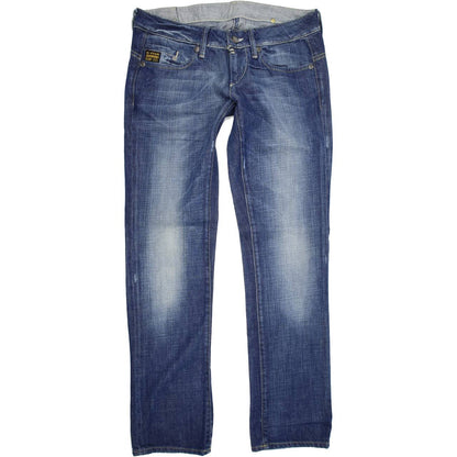 G-Star Midge Women Blue Straight Regular Jeans W29 L32