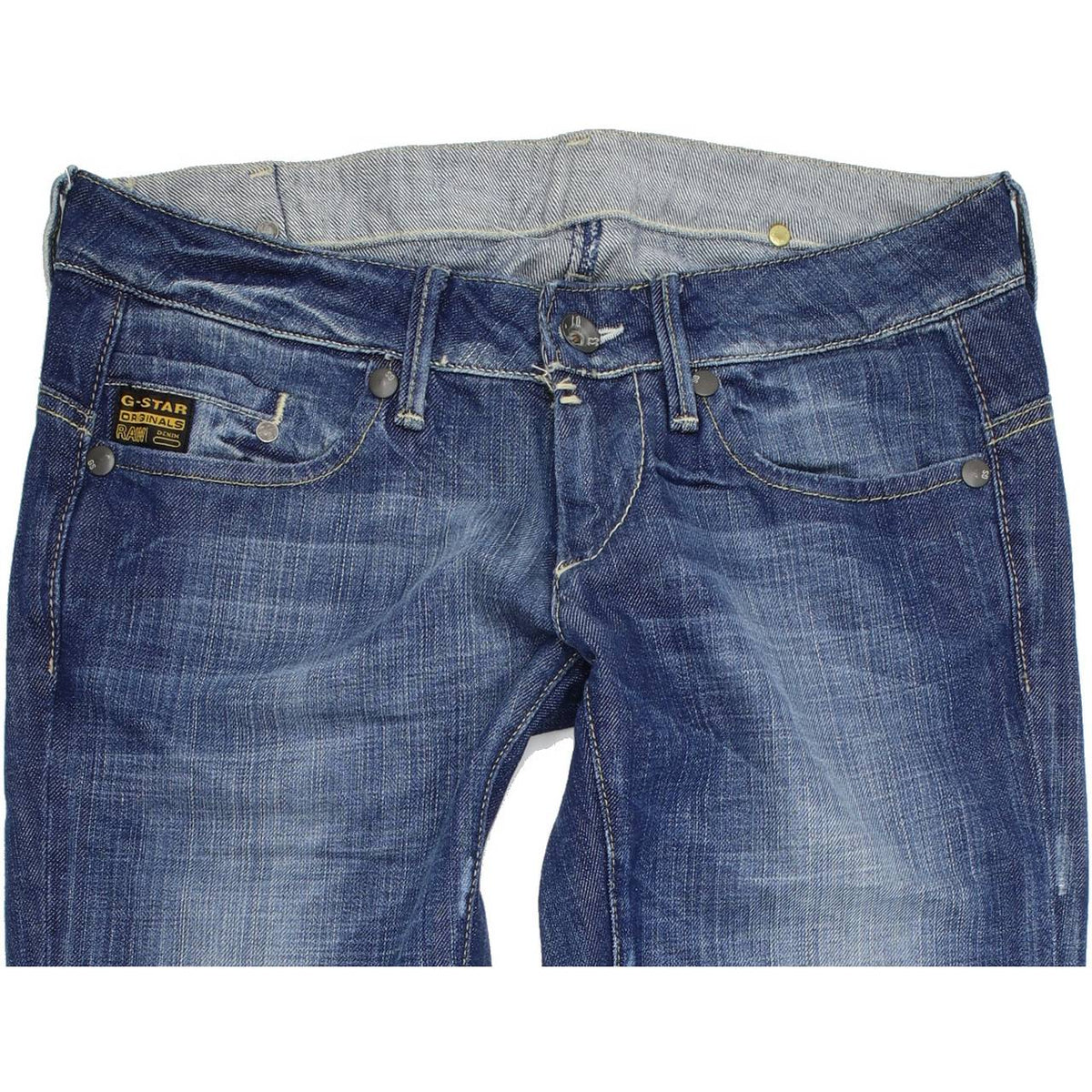 G-Star Midge Women Blue Straight Regular Jeans W29 L32