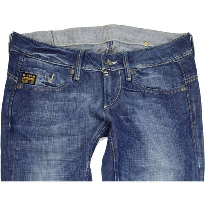 G-Star Midge Women Blue Straight Regular Jeans W29 L32
