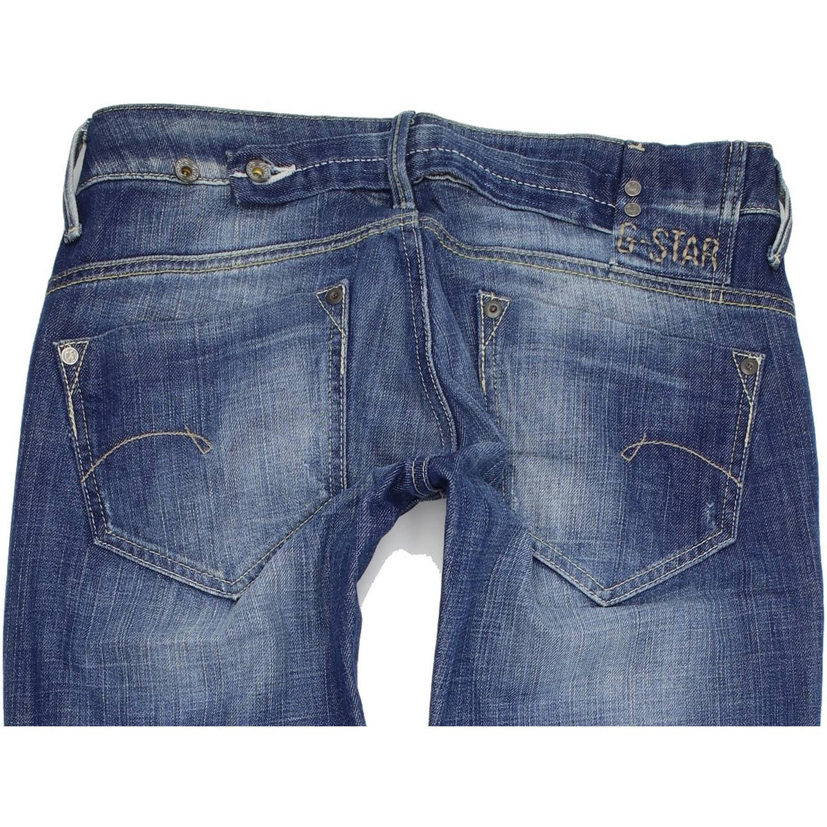 G-Star Midge Women Blue Straight Regular Jeans W29 L32