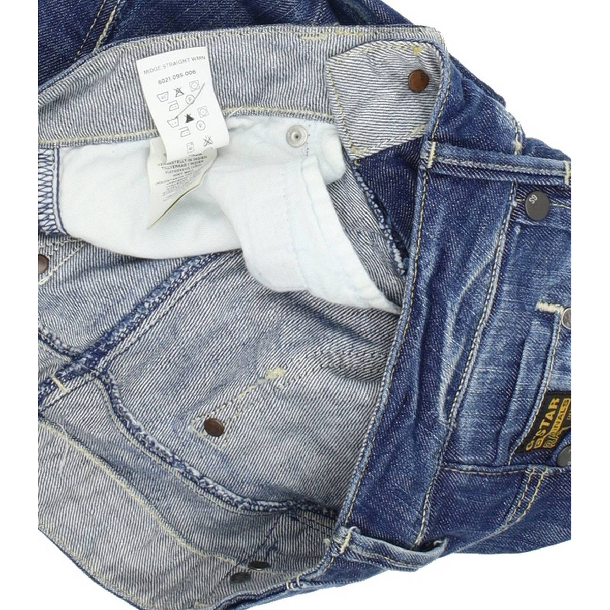 G-Star Midge Women Blue Straight Regular Jeans W29 L32