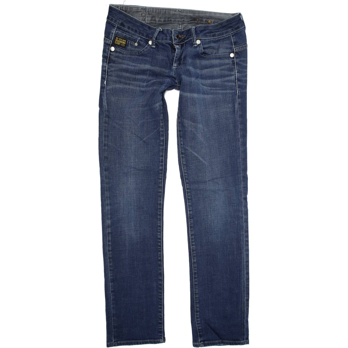 G-Star Midge Women Blue Straight Regular Stretch Jeans W29 L32
