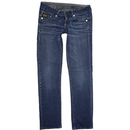 G-Star Midge Women Blue Straight Regular Stretch Jeans W29 L32