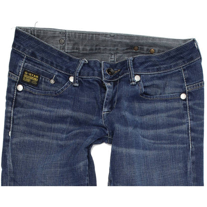 G-Star Midge Women Blue Straight Regular Stretch Jeans W29 L32