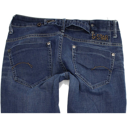 G-Star Midge Women Blue Straight Regular Stretch Jeans W29 L32