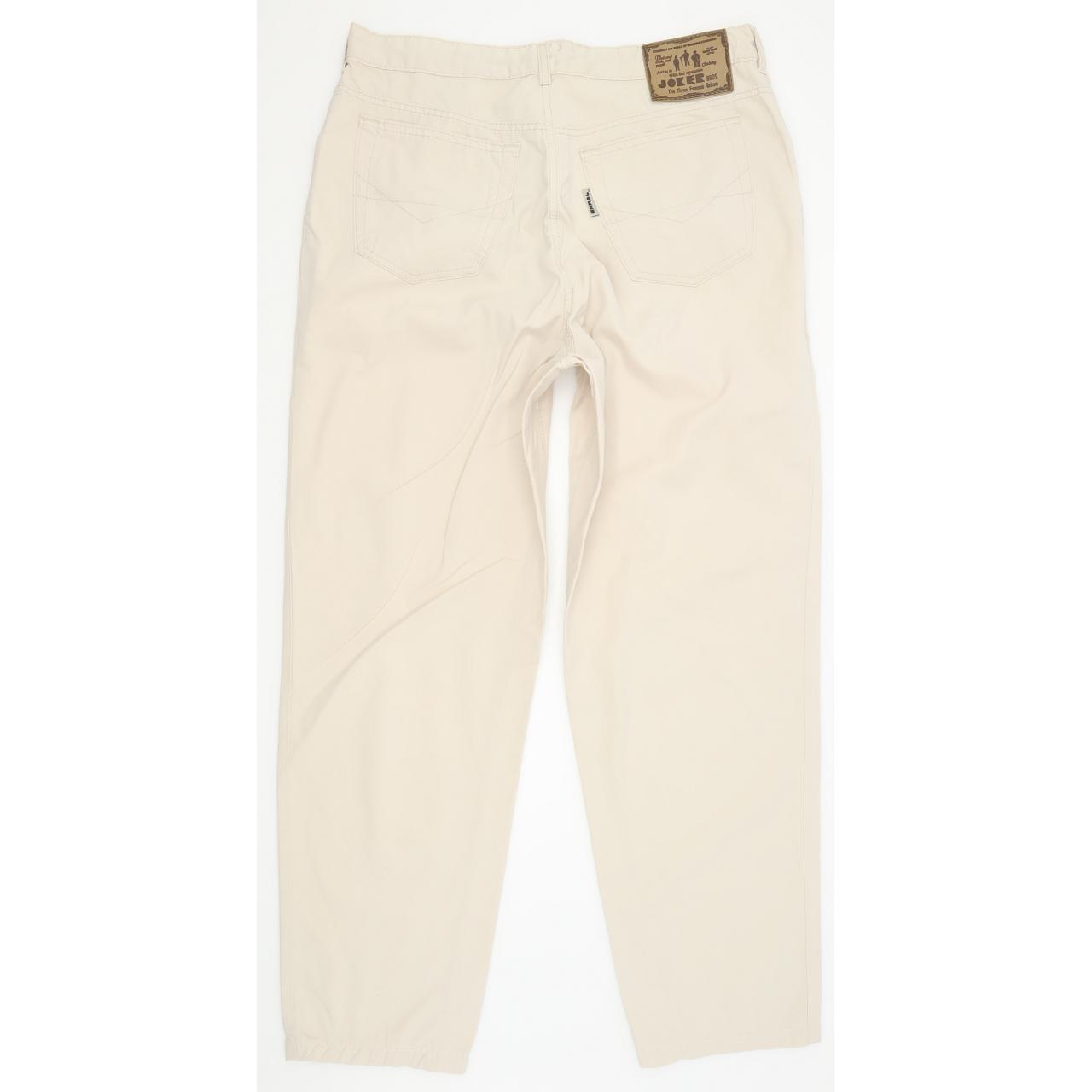 Joker Harlem Walker Men Beige Straight Regular Chino Jeans W33 L29