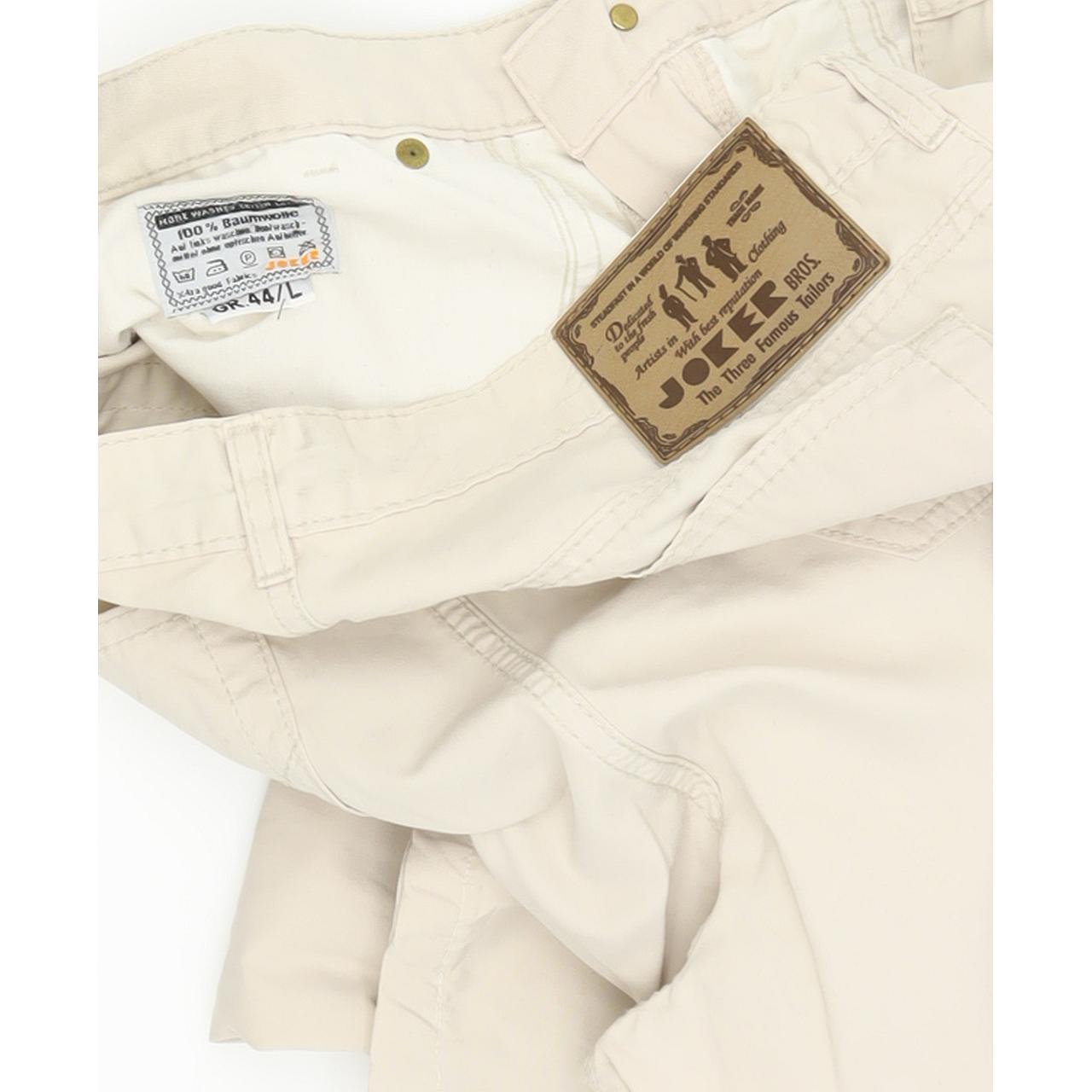 Joker Harlem Walker Men Beige Straight Regular Chino Jeans W33 L29