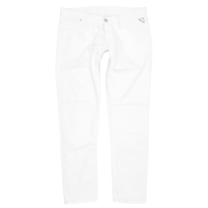 Replay Women White Straight Regular Jeans W30 L30