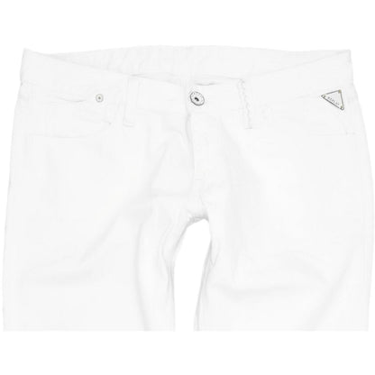 Replay Women White Straight Regular Jeans W30 L30