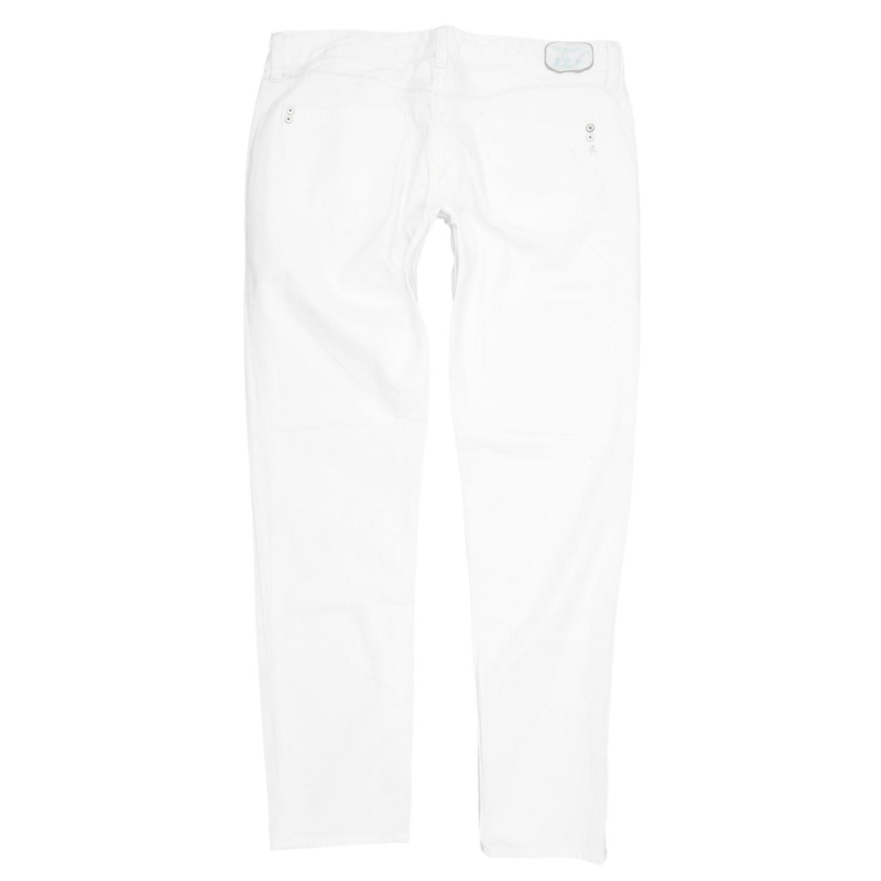 Replay Women White Straight Regular Jeans W30 L30